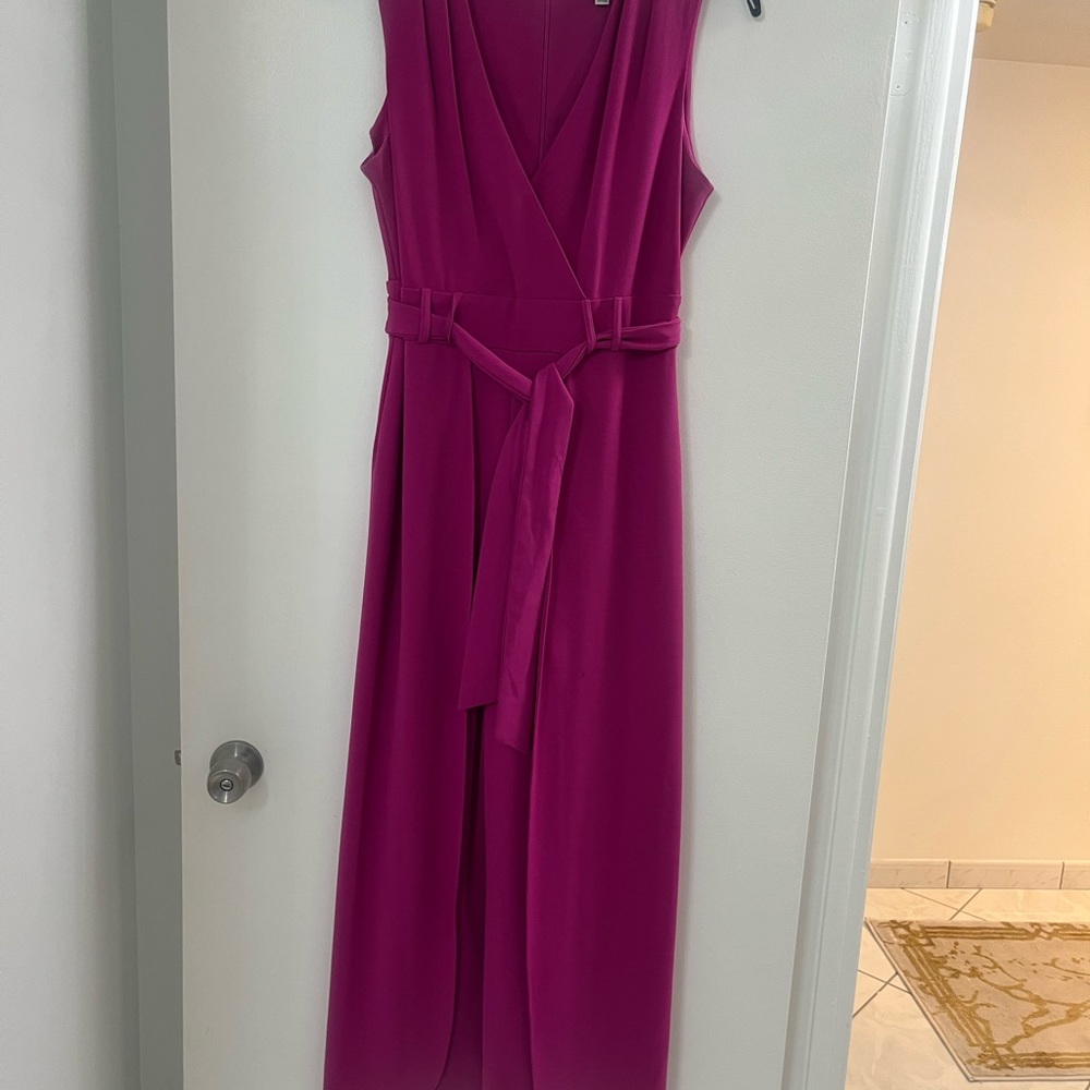 Shelby & Palmer Vibrant Pink jumpsuit